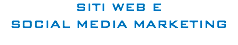 SITI WEB E SOCIAL MEDIA MARKETING